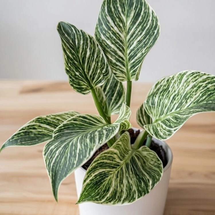 Philodendron Birkin White Measure Filodendron P12 #3