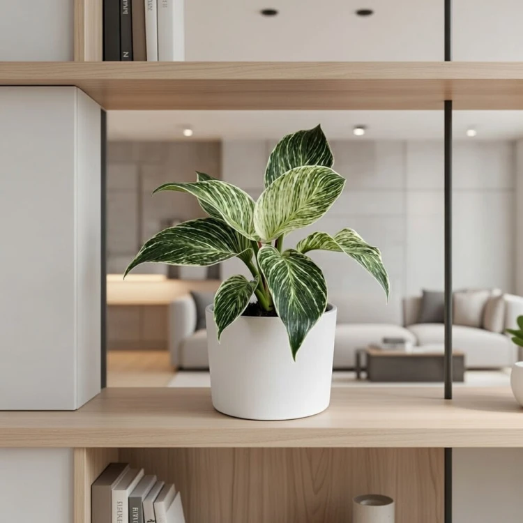 Philodendron Birkin White Measure Filodendron P12 #5