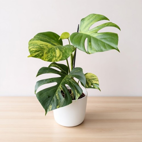 Monstera deliciosa Variegata Aurea Dziurawa P17