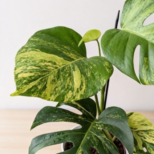 Monstera deliciosa Variegata Aurea Dziurawa P17