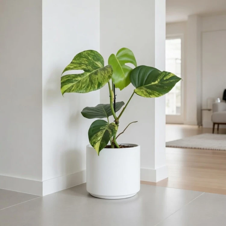 Monstera deliciosa Variegata Aurea Dziurawa P17