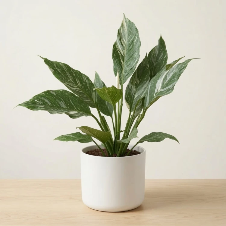 Spathiphyllum Diamond Variegata Skrzydłokwiat P17