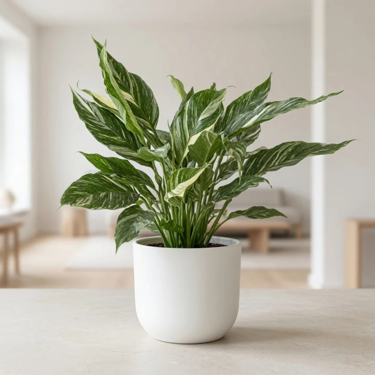 Spathiphyllum Diamond Variegata Skrzydłokwiat P17