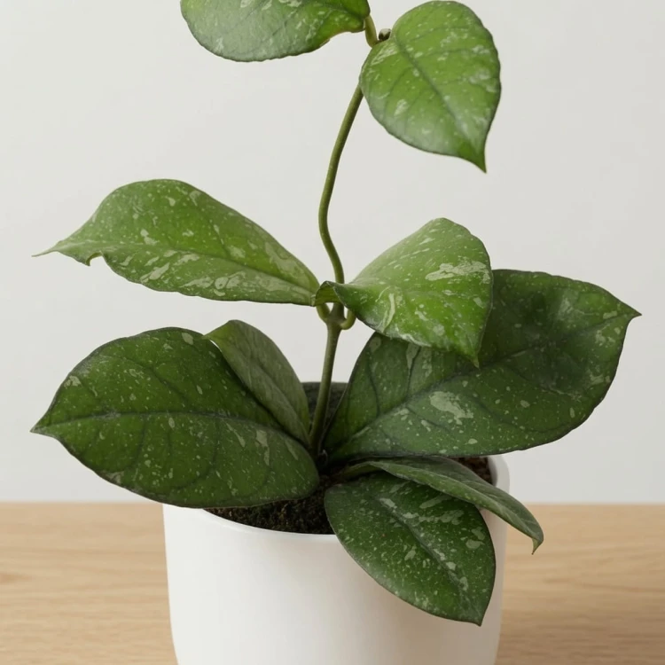 Hoya crassipetiolata Splash Hoja P9
