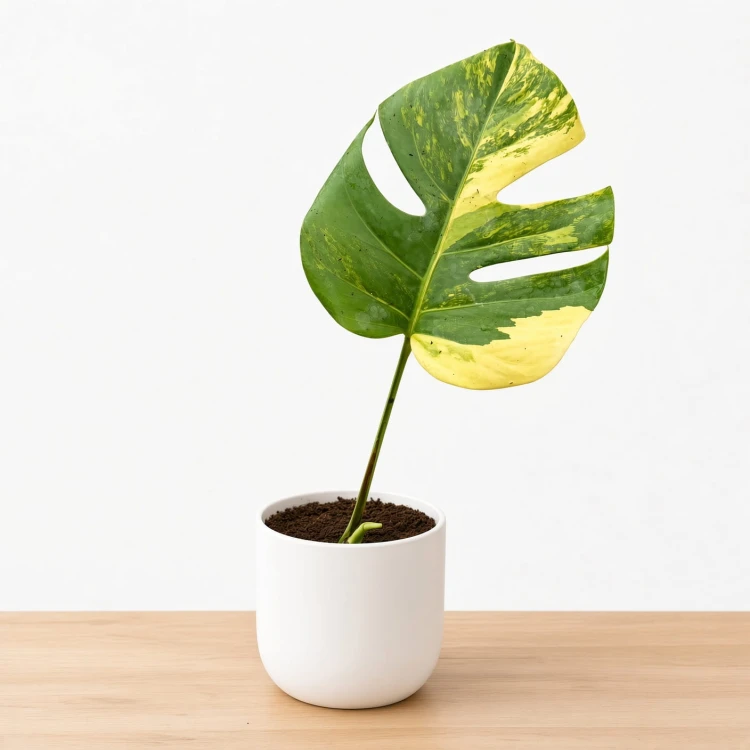 Monstera deliciosa Variegata Aurea Dziurawa P12
