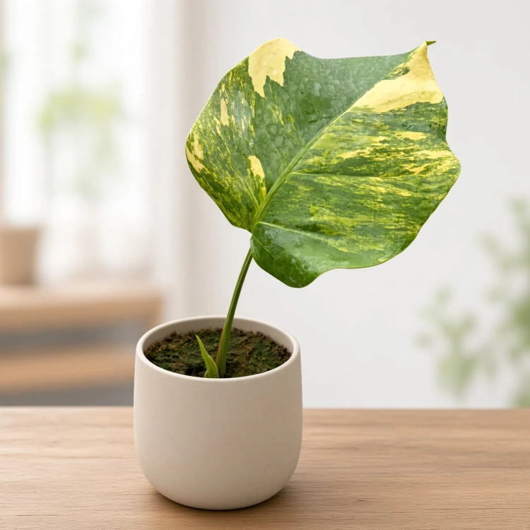 Monstera deliciosa Variegata Aurea Dziurawa P12