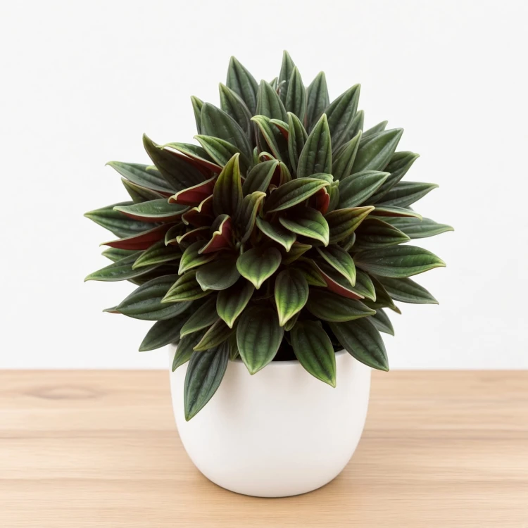 Peperomia Kędzierzawa Caperata Rosso P9