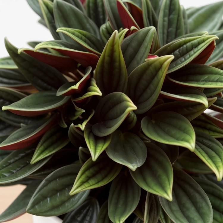Peperomia Kędzierzawa Caperata Rosso P9