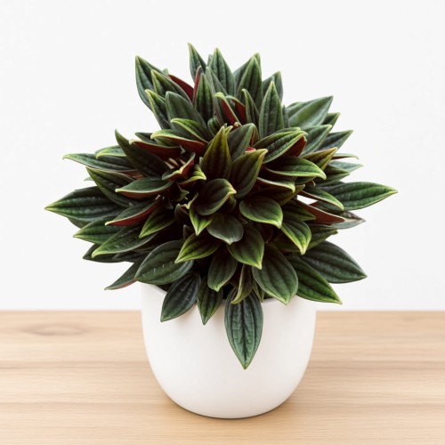 Peperomia Kędzierzawa Caperata Rosso P9