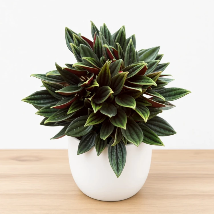 Peperomia Kędzierzawa Caperata Rosso P9