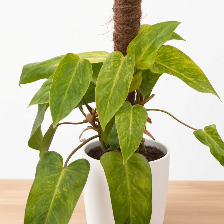 Philodendron Painted Lady Filodendron P12 na paliku
