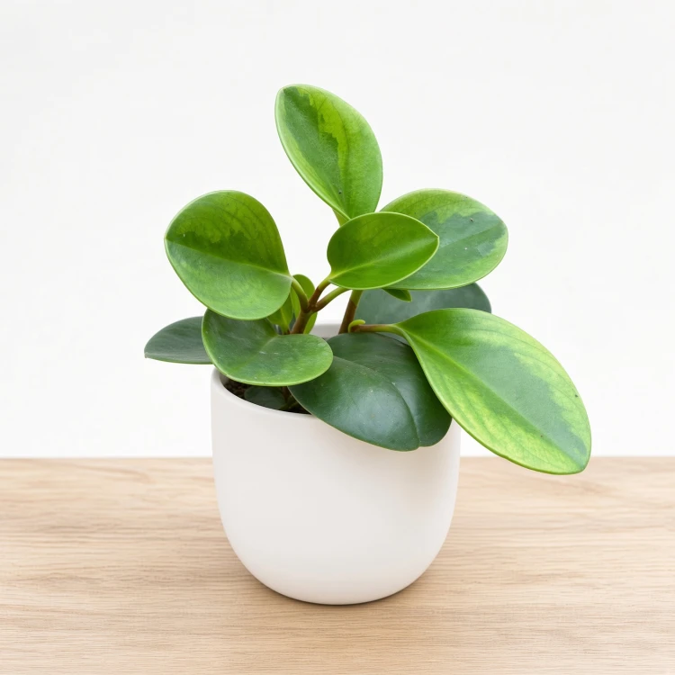 Peperomia obtusifolia Lemon Lime Peperomia tępolistna P9