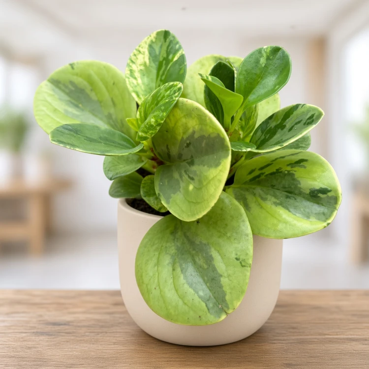 Peperomia obtusifolia Marble Variegata P9