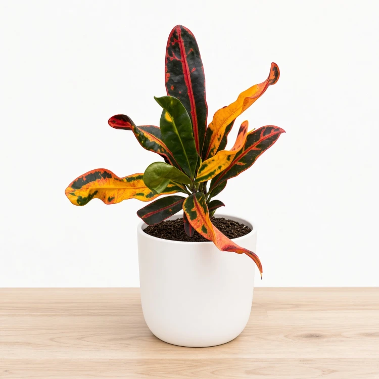 Kroton Mammi Codiaeum variegatum Trójskrzyn P9