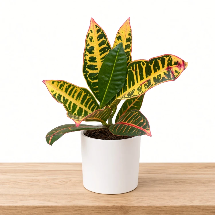 Kroton Petra Codiaeum variegatum Trójskrzyn P11
