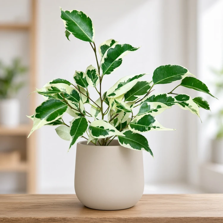 Ficus Benjamina Starlight Fikus P9