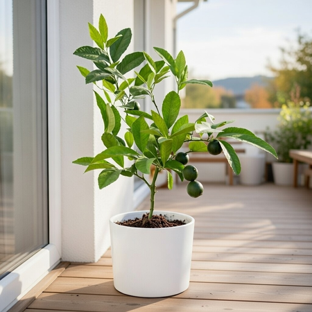 Mandarynka drzewko cytrusowe z owocami P17